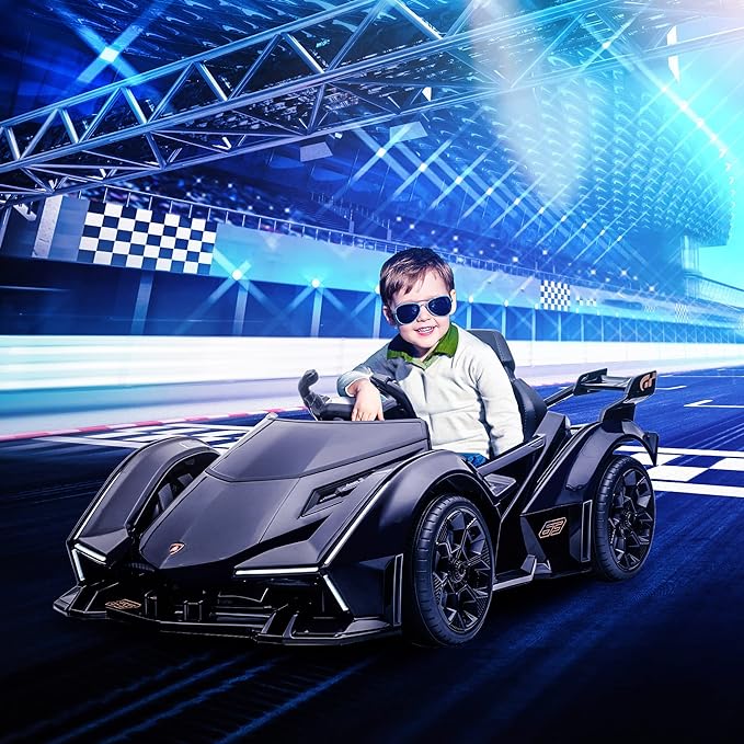 Aosom 12V Electric Ride-On Car, Licensed Lamborghini V12 Vision Gran Turismo Battery Powered genannt.