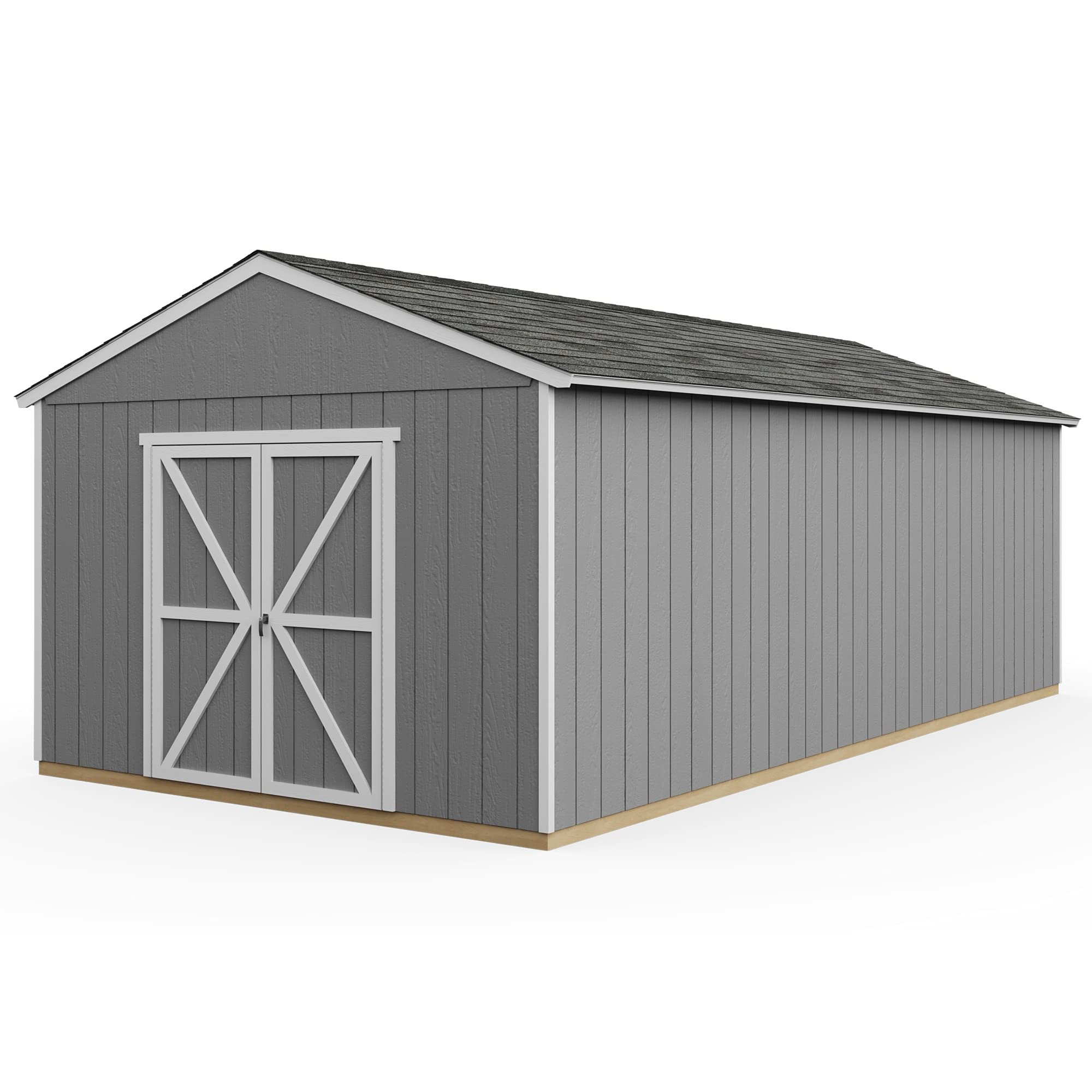 【Storage Shed】Astoria 12x24 Do-It-Yourself Wooden Storage Shed with Floor