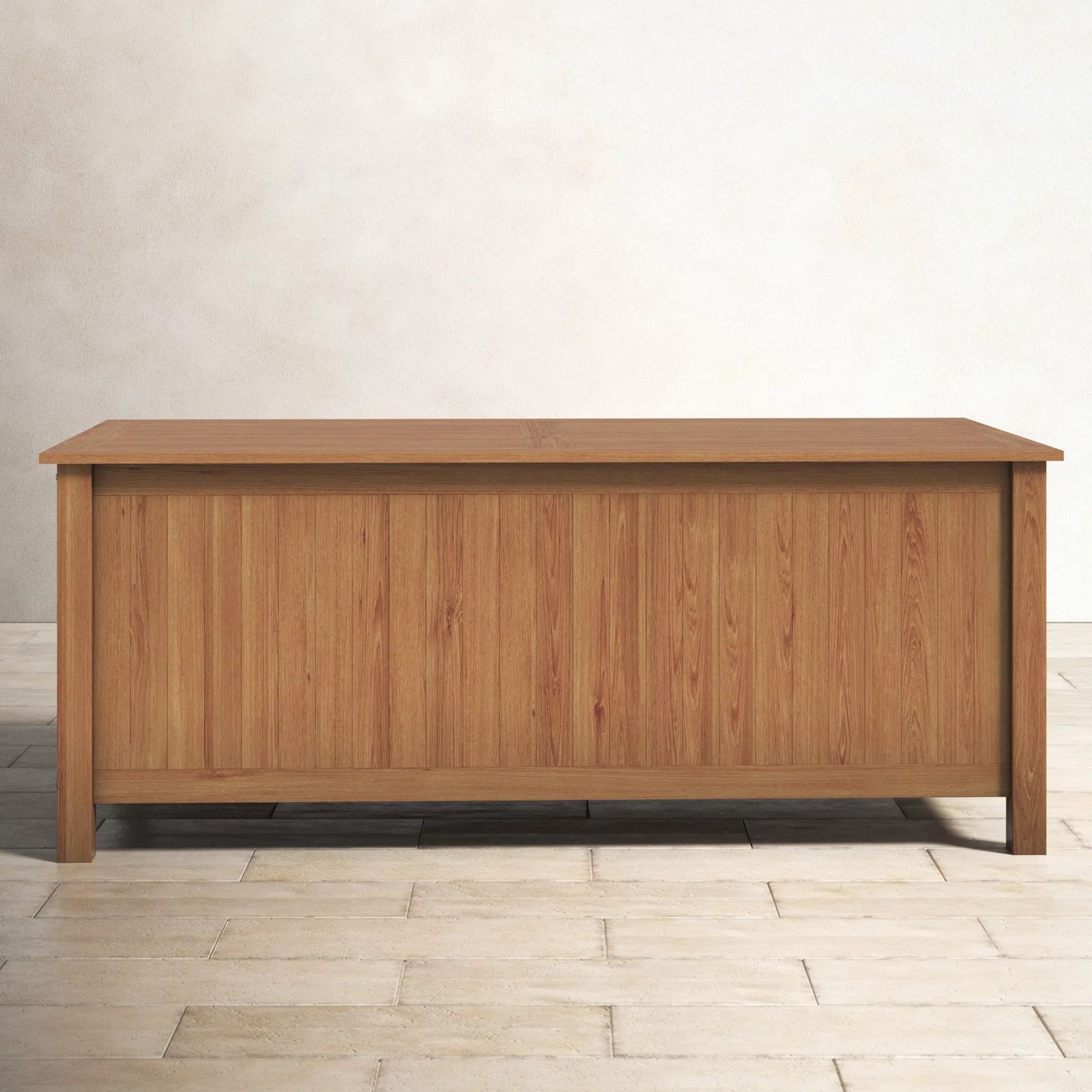 【Storage Shed】Birch Lane Summerton Teak Solid Wood Deck Box in Natural Teak