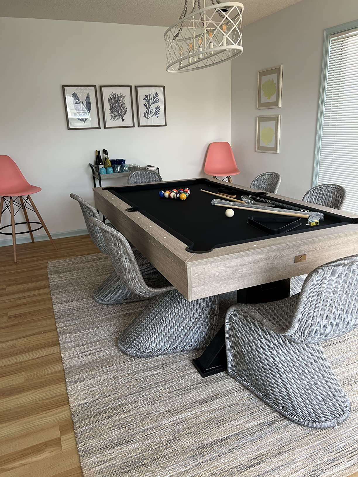 Black Canyon 7' Pool Table with Dining Top